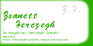 zsanett herczegh business card